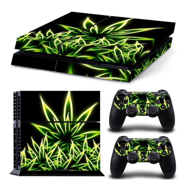 shazol - Skin weed pour 2 manettes et Playstation 4 - Shazol - 
