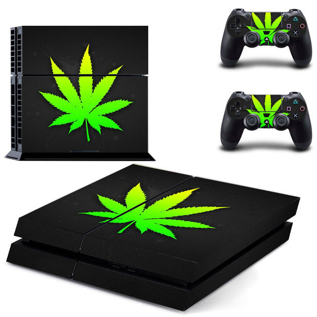 shazol - Skin weed pour 2 manettes et Playstation 4 - Shazol - 