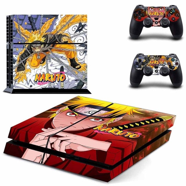 shazol - Skin Naruto Uzumaki pour 2 manettes et Playstation 4 - Shazol - 