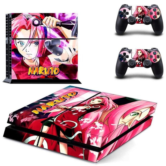 shazol - Skin Sakura pour 2 manettes et Playstation 4 - Shazol - 