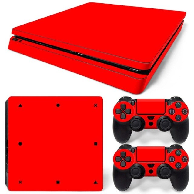 Différent skins de couleur pour 2 manettes et sa console Playstation 4 slim