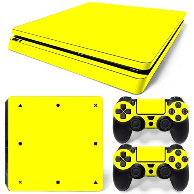 Différent skins de couleur pour 2 manettes et sa console Playstation 4 slim