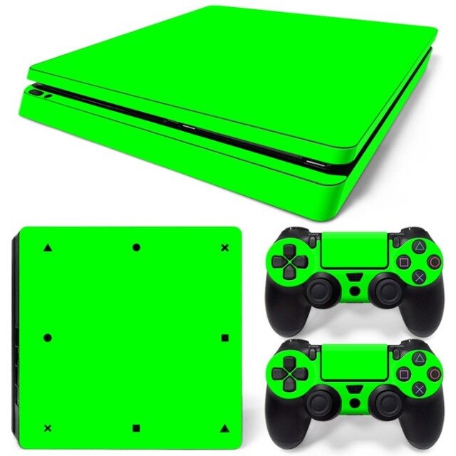 Différent skins de couleur pour 2 manettes et sa console Playstation 4 slim