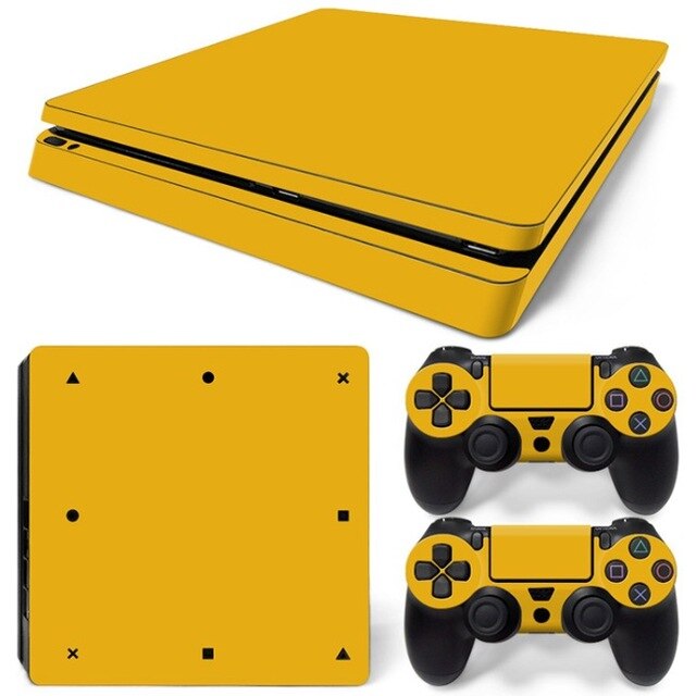 Différent skins de couleur pour 2 manettes et sa console Playstation 4 slim