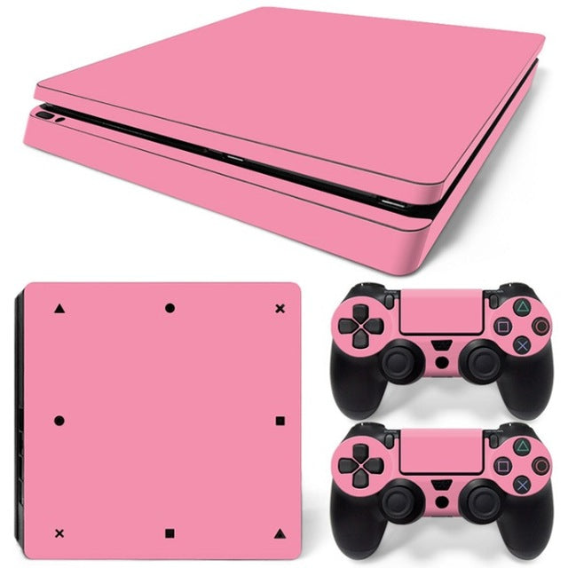 Différent skins de couleur pour 2 manettes et sa console Playstation 4 slim