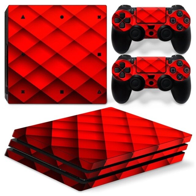 Skin illusion pour 2 manettes et sa console Playstation 4 pro