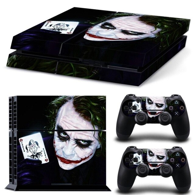 Skin Joker pour 2 manettes et Playstation 4