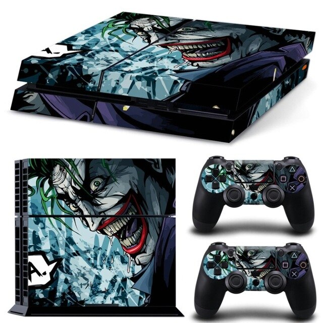 Skin Joker pour 2 manettes et Playstation 4
