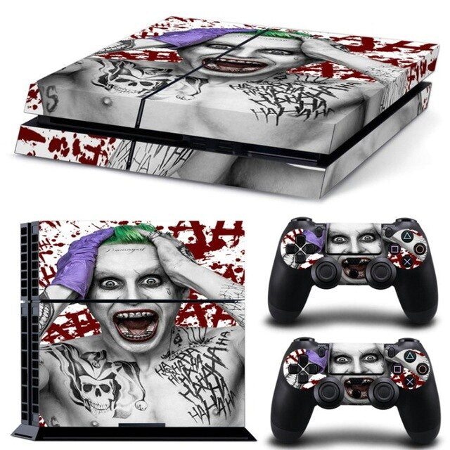Skin Joker pour 2 manettes et Playstation 4