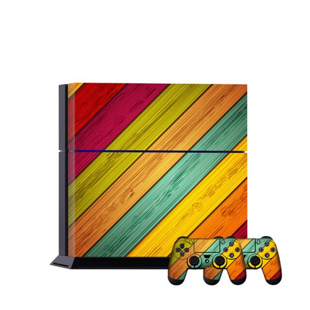 Sélection de skins Bois pour 2 manettes et Playstation 4