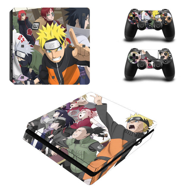 shazol - Différent skins Naruto pour 2 manettes et sa console Playstation 4 slim - Shazol - 
