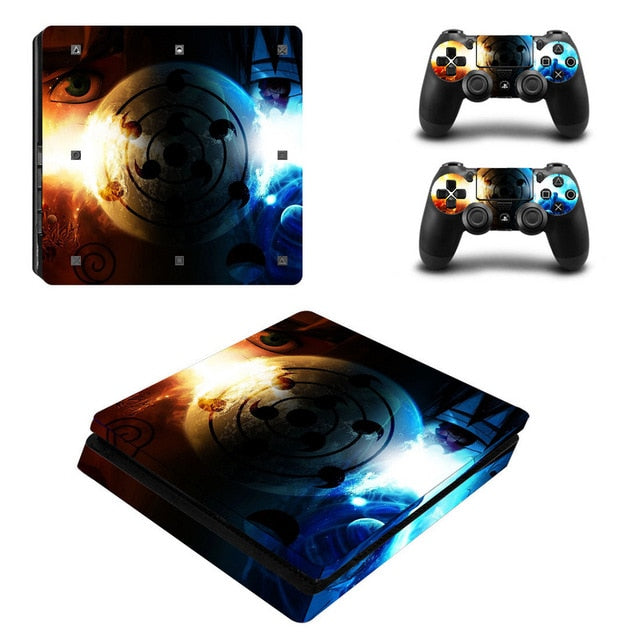 shazol - Différent skins Naruto pour 2 manettes et sa console Playstation 4 slim - Shazol - 