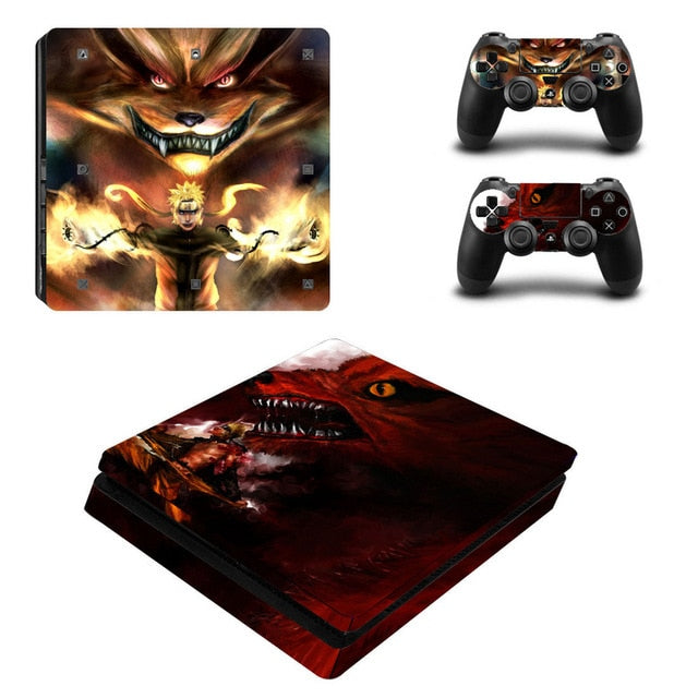 shazol - Différent skins Naruto pour 2 manettes et sa console Playstation 4 slim - Shazol - 