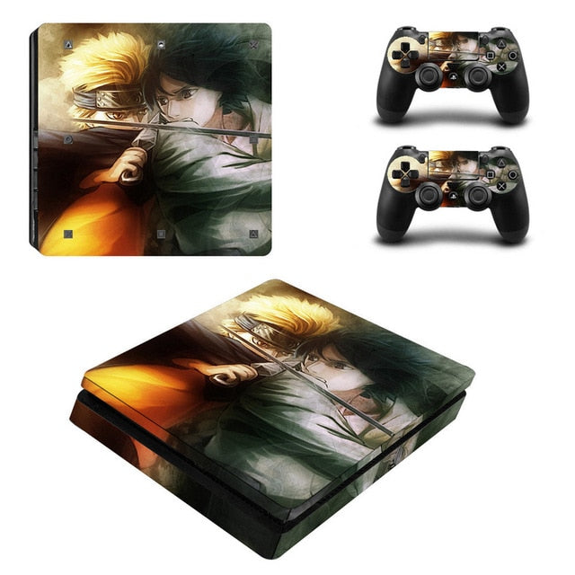 shazol - Différent skins Naruto pour 2 manettes et sa console Playstation 4 slim - Shazol - 