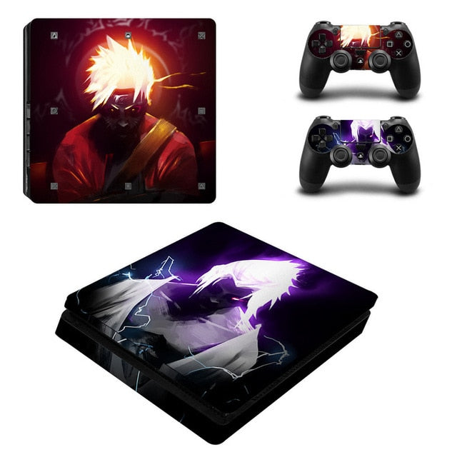 shazol - Différent skins Naruto pour 2 manettes et sa console Playstation 4 slim - Shazol - 