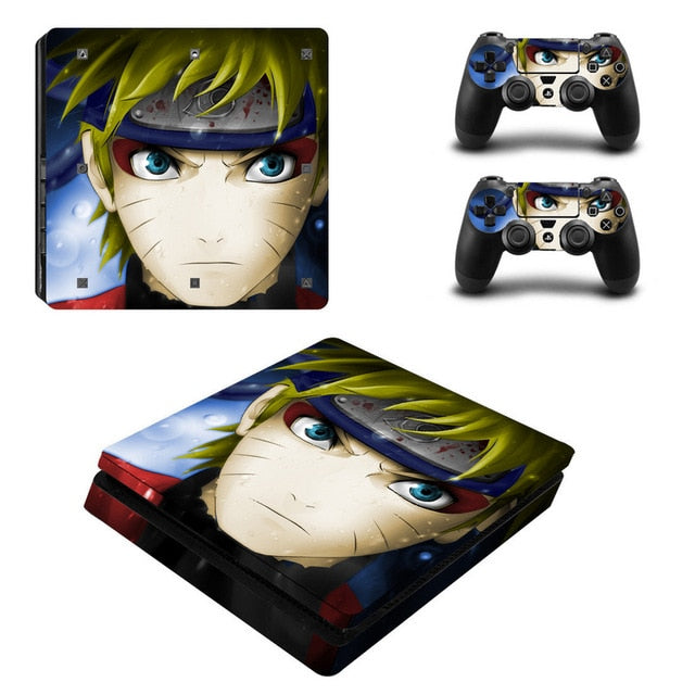 shazol - Différent skins Naruto pour 2 manettes et sa console Playstation 4 slim - Shazol - 