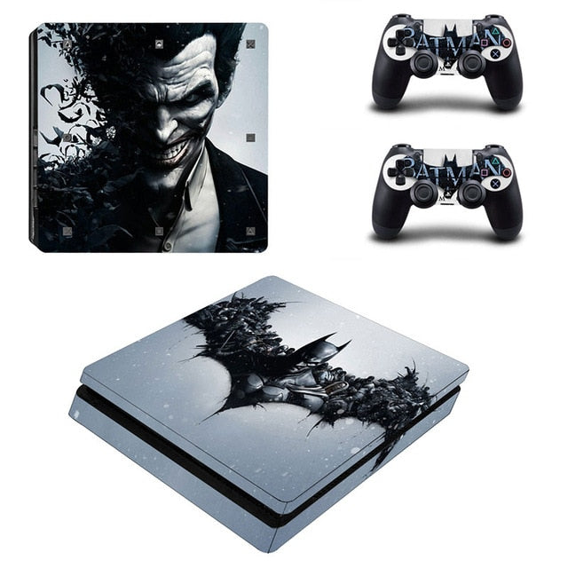 Différent skins Joker pour 2 manettes et sa console Playstation 4 slim