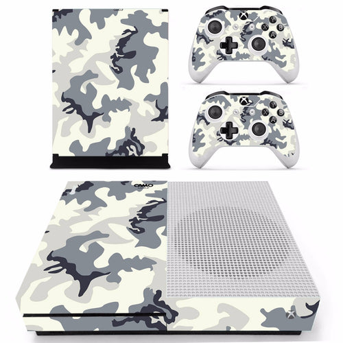 Différent skins Camouflage pour 2 manettes Xbox One S et sa console