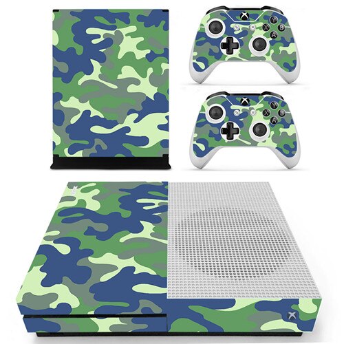 Différent skins Camouflage pour 2 manettes Xbox One S et sa console