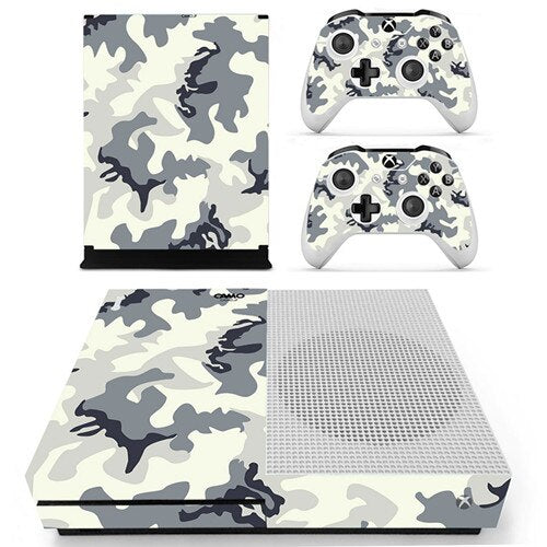 Différent skins Camouflage pour 2 manettes Xbox One S et sa console
