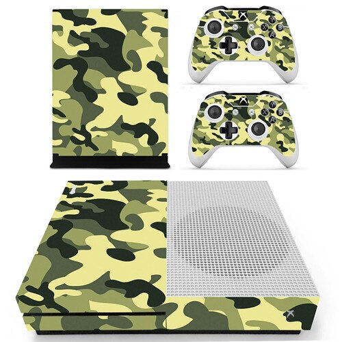Différent skins Camouflage pour 2 manettes Xbox One S et sa console