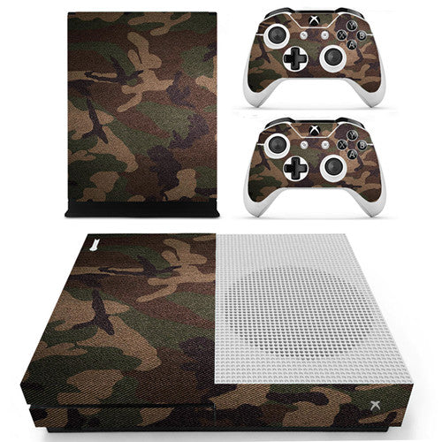 Différent skins Camouflage pour 2 manettes Xbox One S et sa console