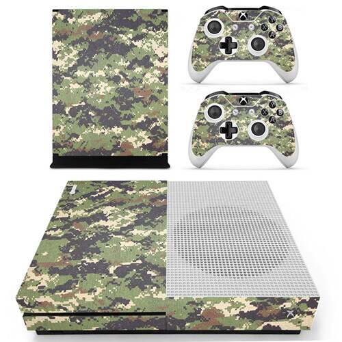 Différent skins Camouflage pour 2 manettes Xbox One S et sa console