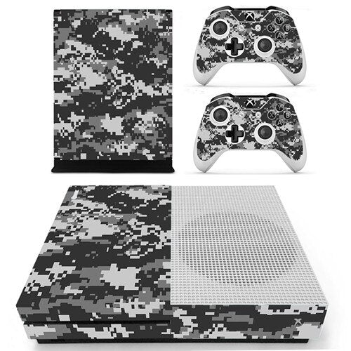 Différent skins Camouflage pour 2 manettes Xbox One S et sa console