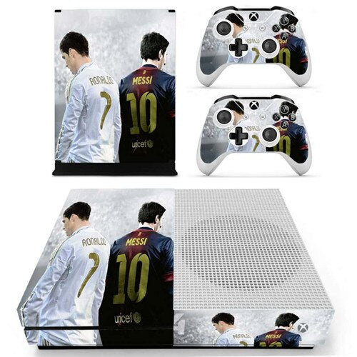 Skin Christiano Ronaldo pour 2 manettes Xbox One S et sa console