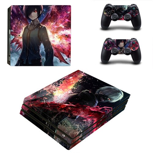 Sélection de skins Tokyo Ghoul pour 2 manettes et sa console Playstation 4 pro