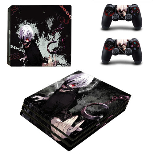 Sélection de skins Tokyo Ghoul pour 2 manettes et sa console Playstation 4 pro