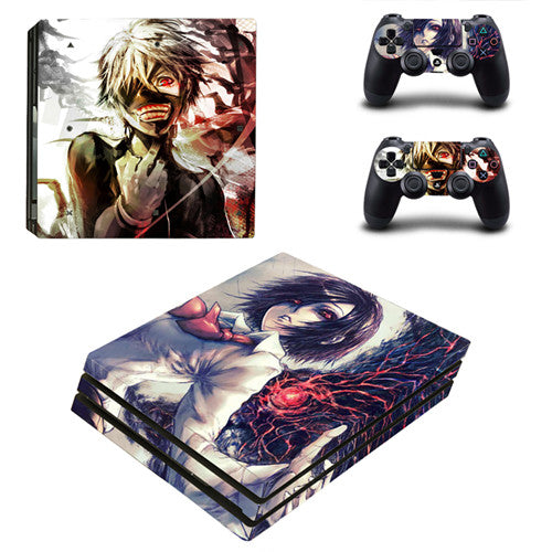 Sélection de skins Tokyo Ghoul pour 2 manettes et sa console Playstation 4 pro