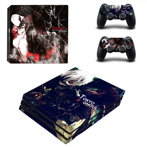 Sélection de skins Tokyo Ghoul pour 2 manettes et sa console Playstation 4 pro