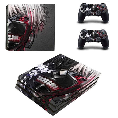 Sélection de skins Tokyo Ghoul pour 2 manettes et sa console Playstation 4 pro