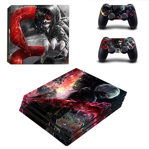 Sélection de skins Tokyo Ghoul pour 2 manettes et sa console Playstation 4 pro