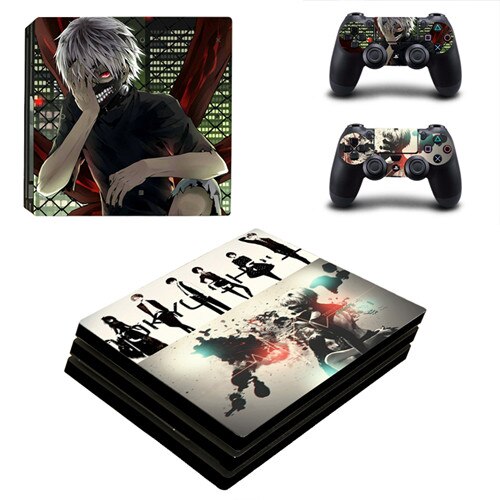 Sélection de skins Tokyo Ghoul pour 2 manettes et sa console Playstation 4 pro