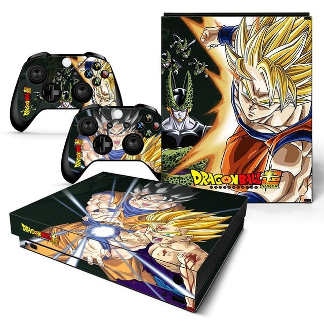 Différent skins Dragon Ball pour 2 manettes Xbox One X et sa console
