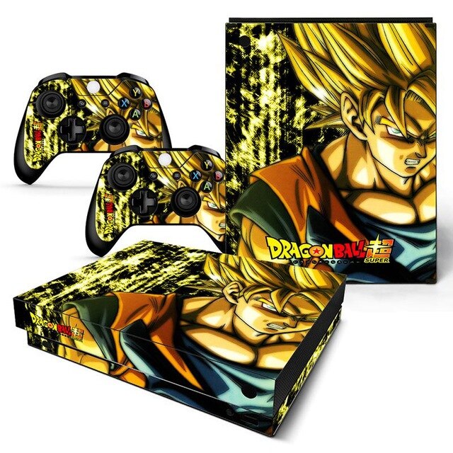 Différent skins Dragon Ball pour 2 manettes Xbox One X et sa console
