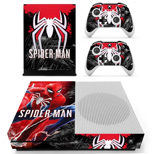 Différent skins Spiderman pour 2 manettes Xbox One S et sa console