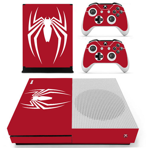 Différent skins Spiderman pour 2 manettes Xbox One S et sa console