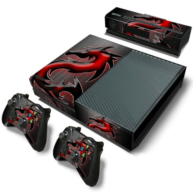 Différent skins pour 2 manettes Xbox One et sa console