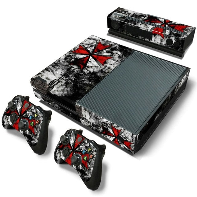 Différent skins pour 2 manettes Xbox One et sa console