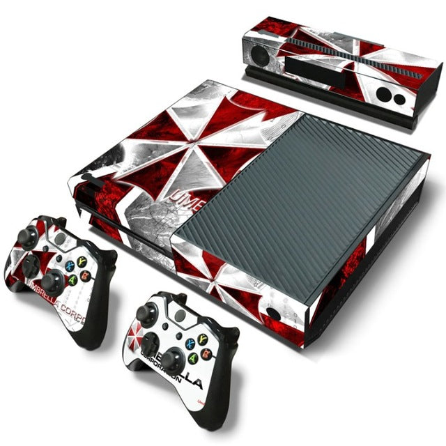 Différent skins pour 2 manettes Xbox One et sa console