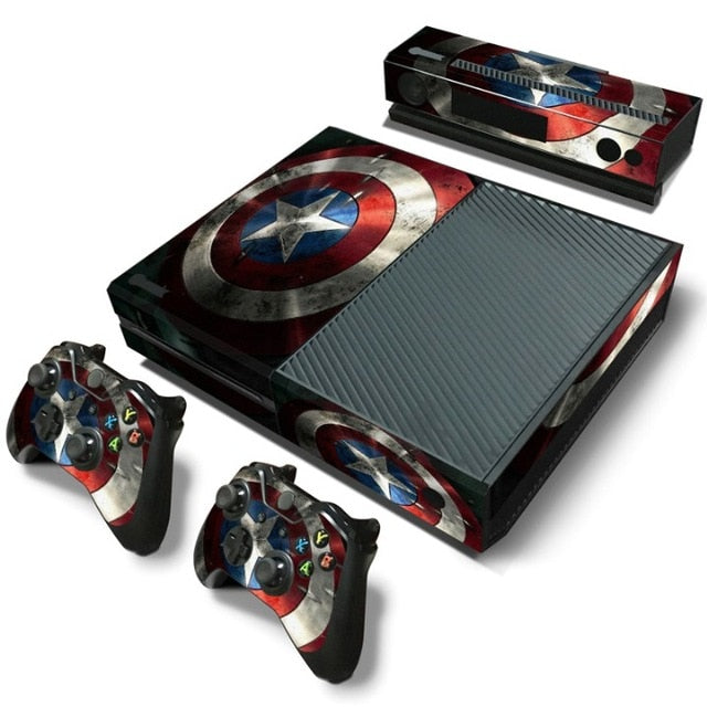 Différent skins pour 2 manettes Xbox One et sa console