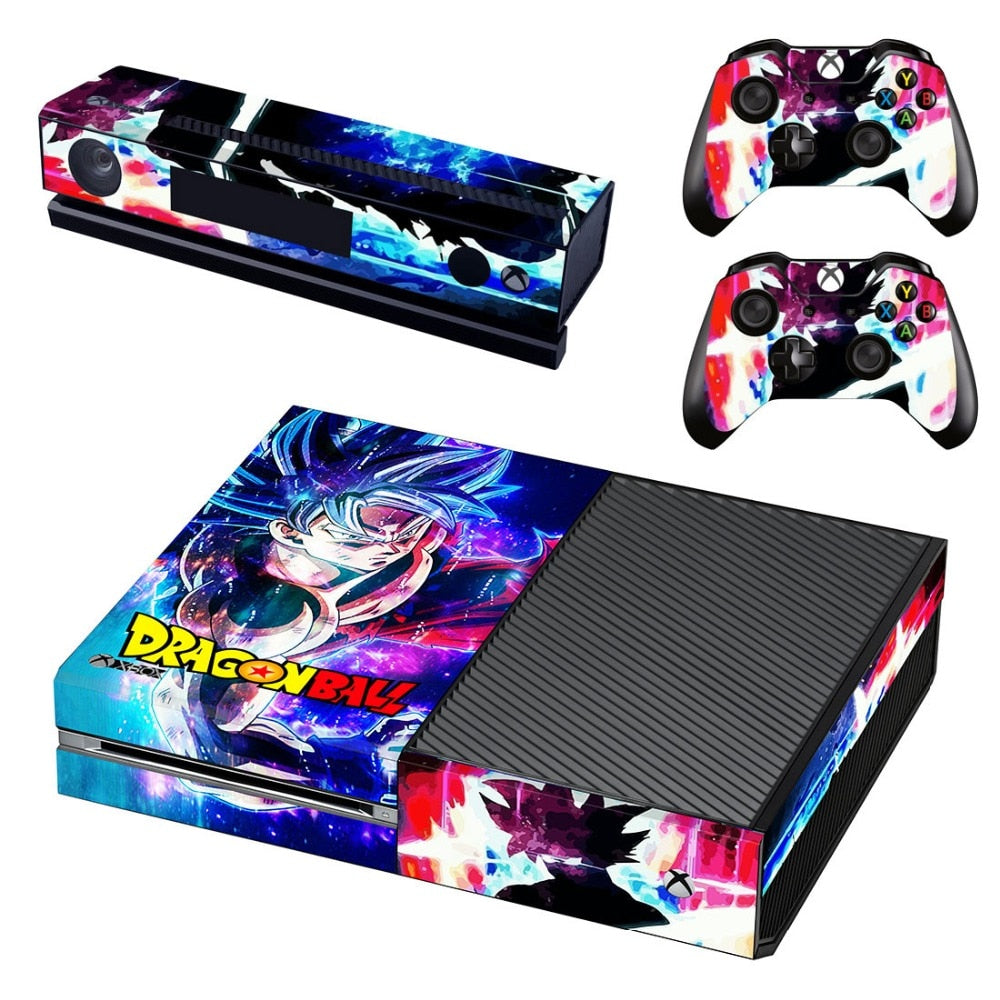 Différent skins Dragon Ball pour 2 manettes Xbox One et sa console
