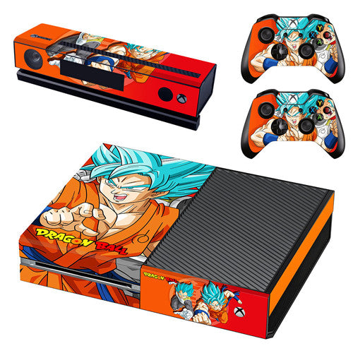 Différent skins Dragon Ball pour 2 manettes Xbox One et sa console
