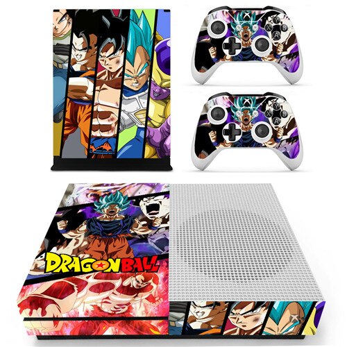 Différent skins Dragon Ball pour 2 manettes Xbox One S et sa console