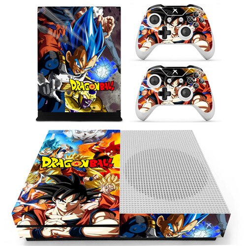 Différent skins Dragon Ball pour 2 manettes Xbox One S et sa console