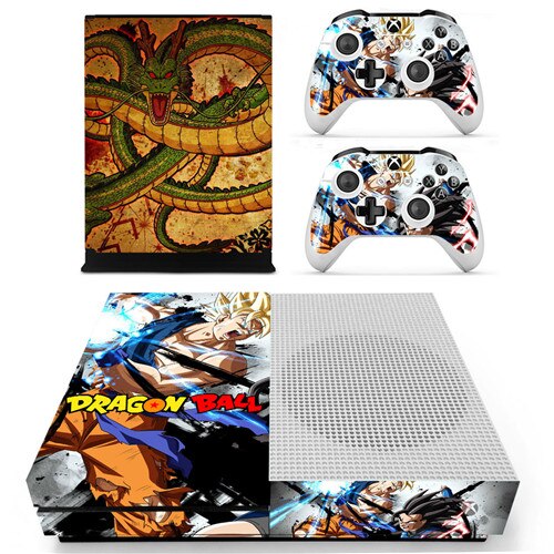 Différent skins Dragon Ball pour 2 manettes Xbox One S et sa console