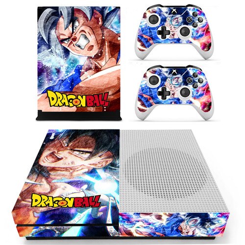 Différent skins Dragon Ball pour 2 manettes Xbox One S et sa console